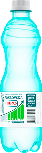 Вода минеральная POKROVSKA природная столовая негазированная, 0.5л