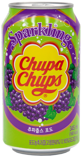 

Напиток газированный Chupa Chups Sparkling с виноградным соком 345 мл