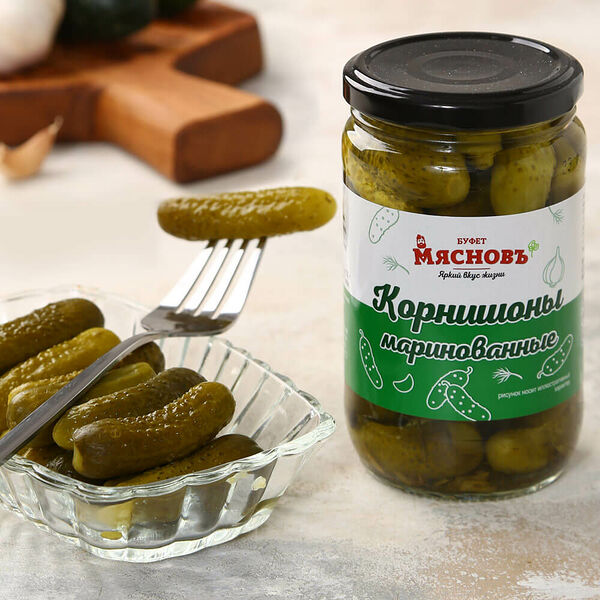 Корнишоны маринованные МясновЪ Буфет от КуулКлевер