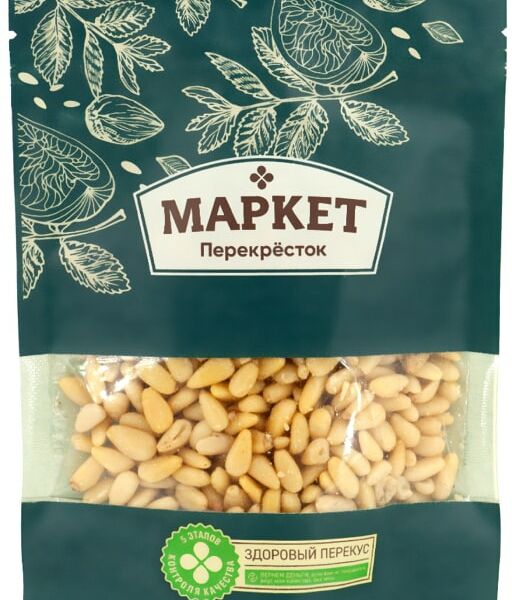 Орехи Маркет Перекресток кедровые сибирской сосны 100г