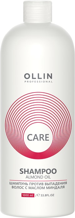 

Шампунь Ollin Professional Care Almond Oil против выпадения волос с маслом миндаля 1000 мл