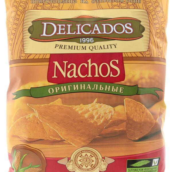Чипсы кукурузные оригинальные с морской солью, Delicados