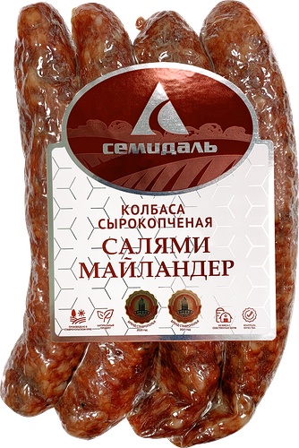 Колбаса СЕМИДАЛЬ Салями Майландер с/к вес до 900г