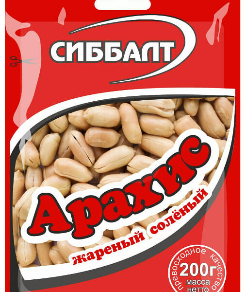 Арахис Сиббалт жареный соленый 200 г