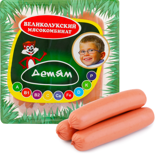 

Сосиски Великолукский МК Детям 330 г