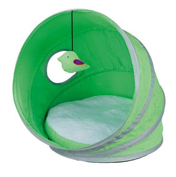 Лежак-пещера сборный Neva для кошек и собак мелких пород, 40х15х38 см, зеленый