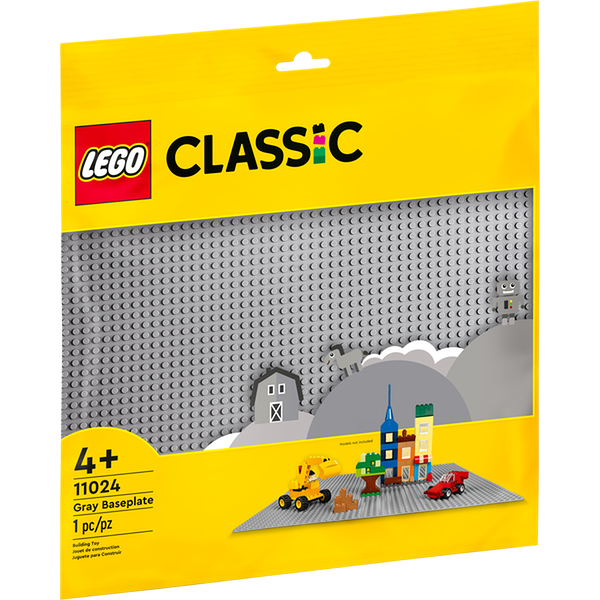 LEGO Classic Серая базовая пластина 11024