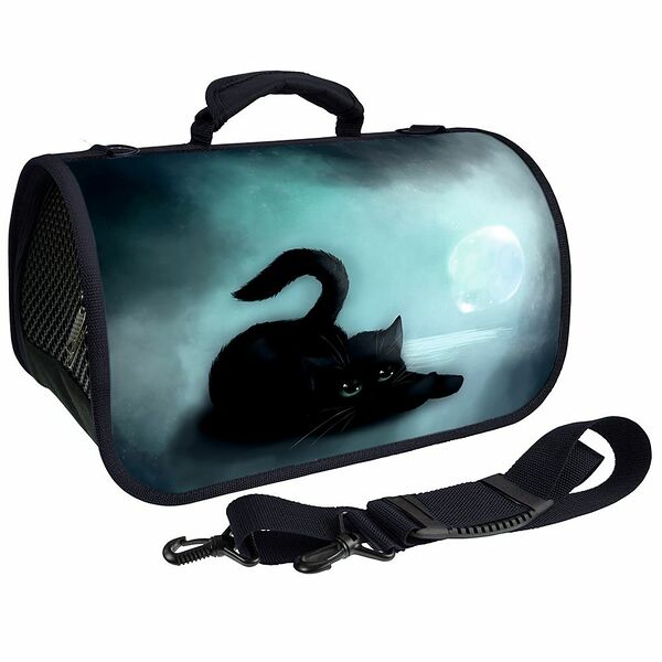 Сумка-переноска для животных FOXIE Cat & Moon 43х25х24см