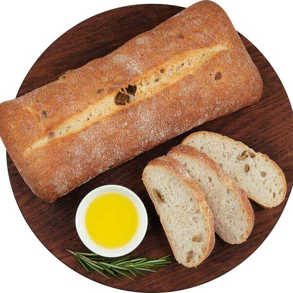 Хлеб Глобус Чиабатта с оливками 260 г