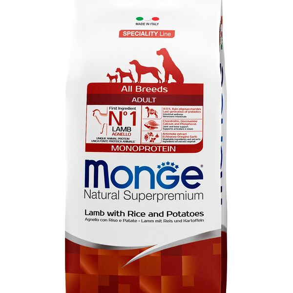 Monge Dog Speciality Lamb корм для взрослых собак всех пород Ягненок