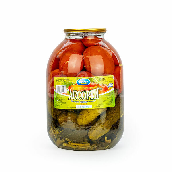 Ассорти овощное Памир 3000гр ст/б