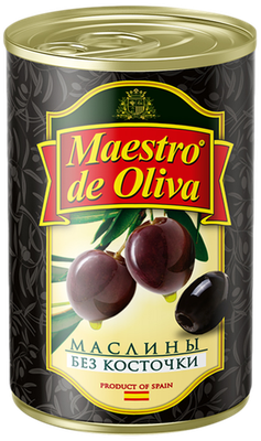 Маслины Maestro de Oliva без косточки 280 г