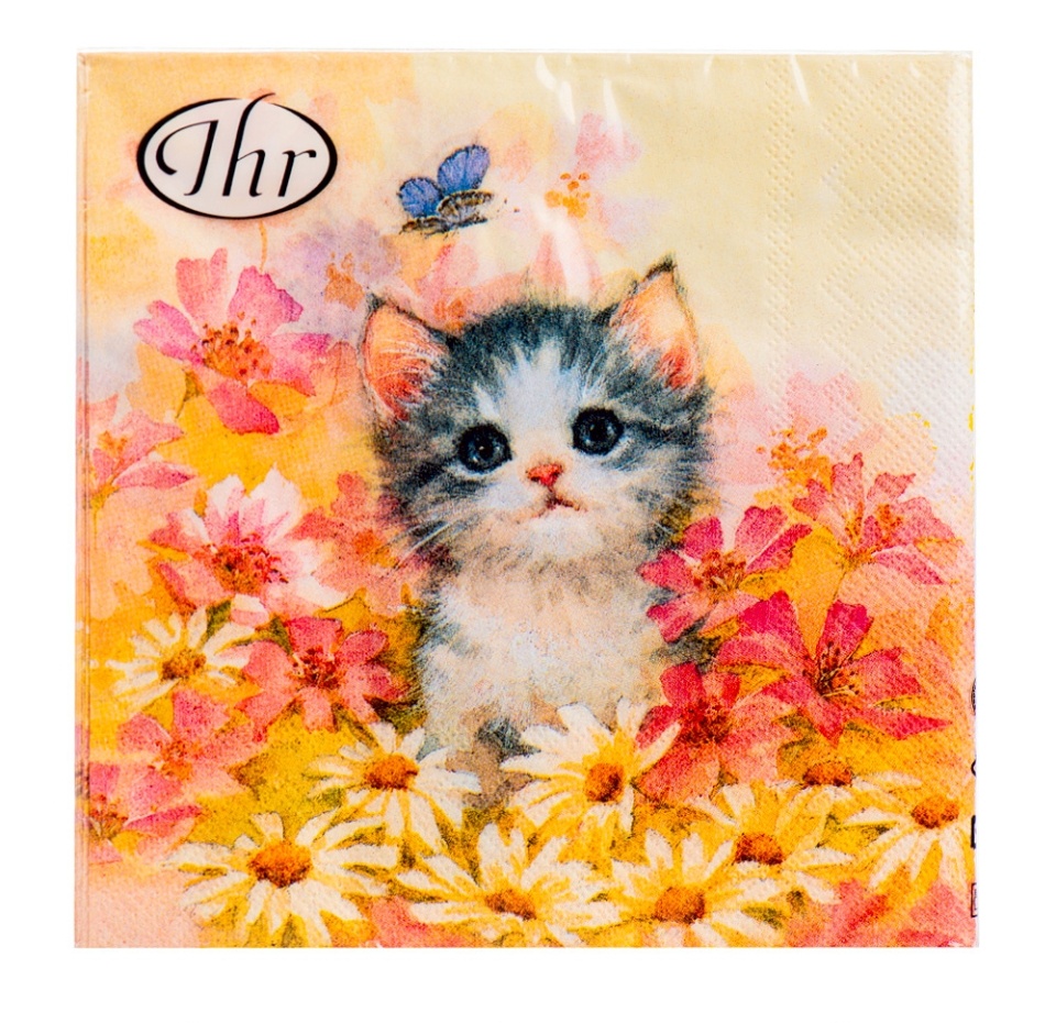 

Салфетки бумажные IHR Little Jeany 3 слоя 33 х 33 см 20 шт.