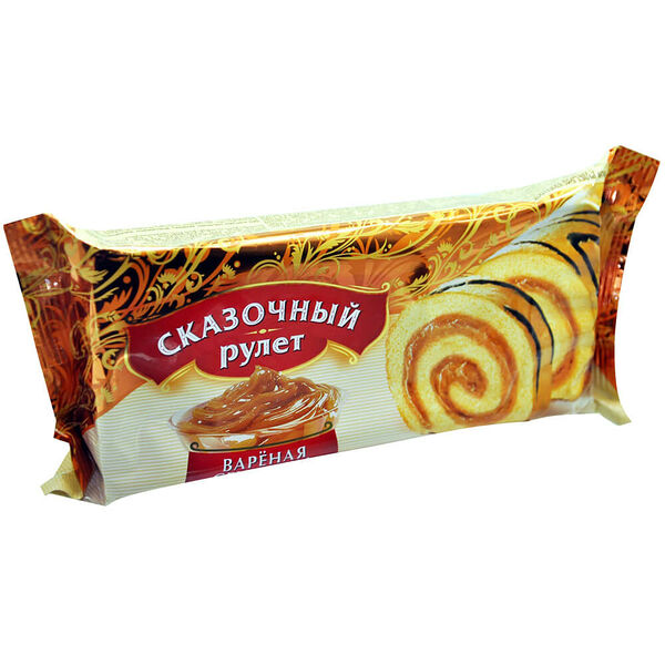 Рулет бисквитный ковис 200 г вареная сгущенка