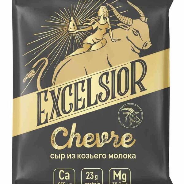 Сыр полутвердый Excelsior Chevre из козьего молока 50% 180 г