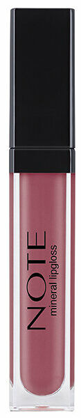 Блеск для губ Note минеральный, 04 Dusty Rose, 6 мл