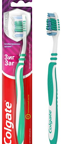 Зубная щетка Colgate Зиг Заг многофункциональная средней жесткости