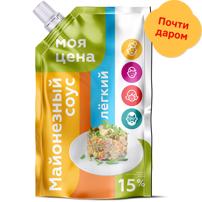 

Майонезный соус Моя цена 15%