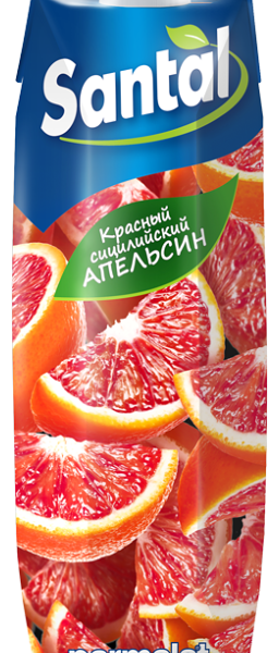 Напиток сокосодержащий Santal Красный сицилийский апельсин