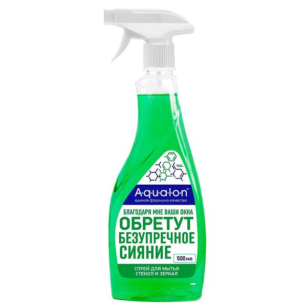 Средство для мытья стекол и зеркал Aqualon Сияние 500 мл