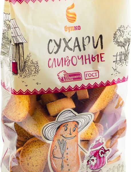 Сухари Булко Сливочные 250г