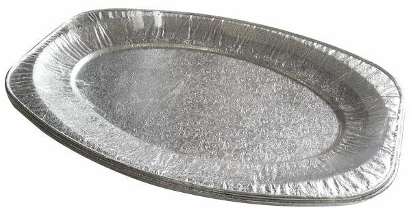 Подносы алюминиевые одноразовые, 42,5х28,6 мм, 3 шт