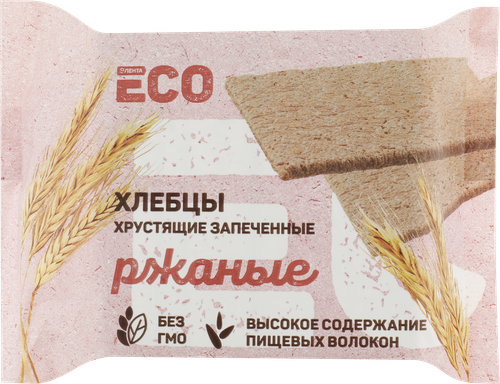 

Хлебцы хрустящие ржаные ЛЕНТА ECO запеченные