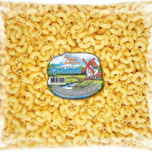 Макароны Мелькомбинат рожки рифленые в/с 700 гр
