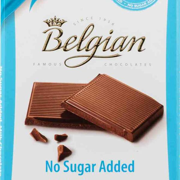 Шоколад молочный Belgian без сахара