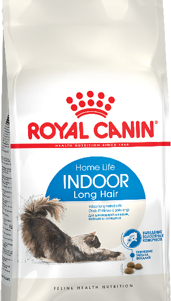 Royal Canin Indoor Long Hair для длинношерстных домашних кошек Курица