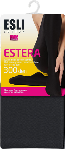 

Колготки женские Esli Estera 300 den, nero 3