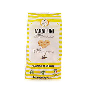 Тараллини классические с оливковым маслом экстра верджин Terra di Puglia 230г Италия
