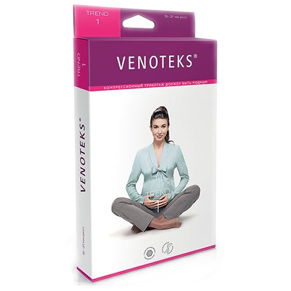 Venoteks Trend Колготки компрессионные 1С405 размер XL бежевые