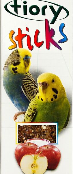 Лакомство для птиц Fiory палочки для попугаев с яблоком 2шт*30г