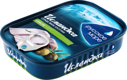 

Сельдь Русское Море Исландка филе в масле 115 г