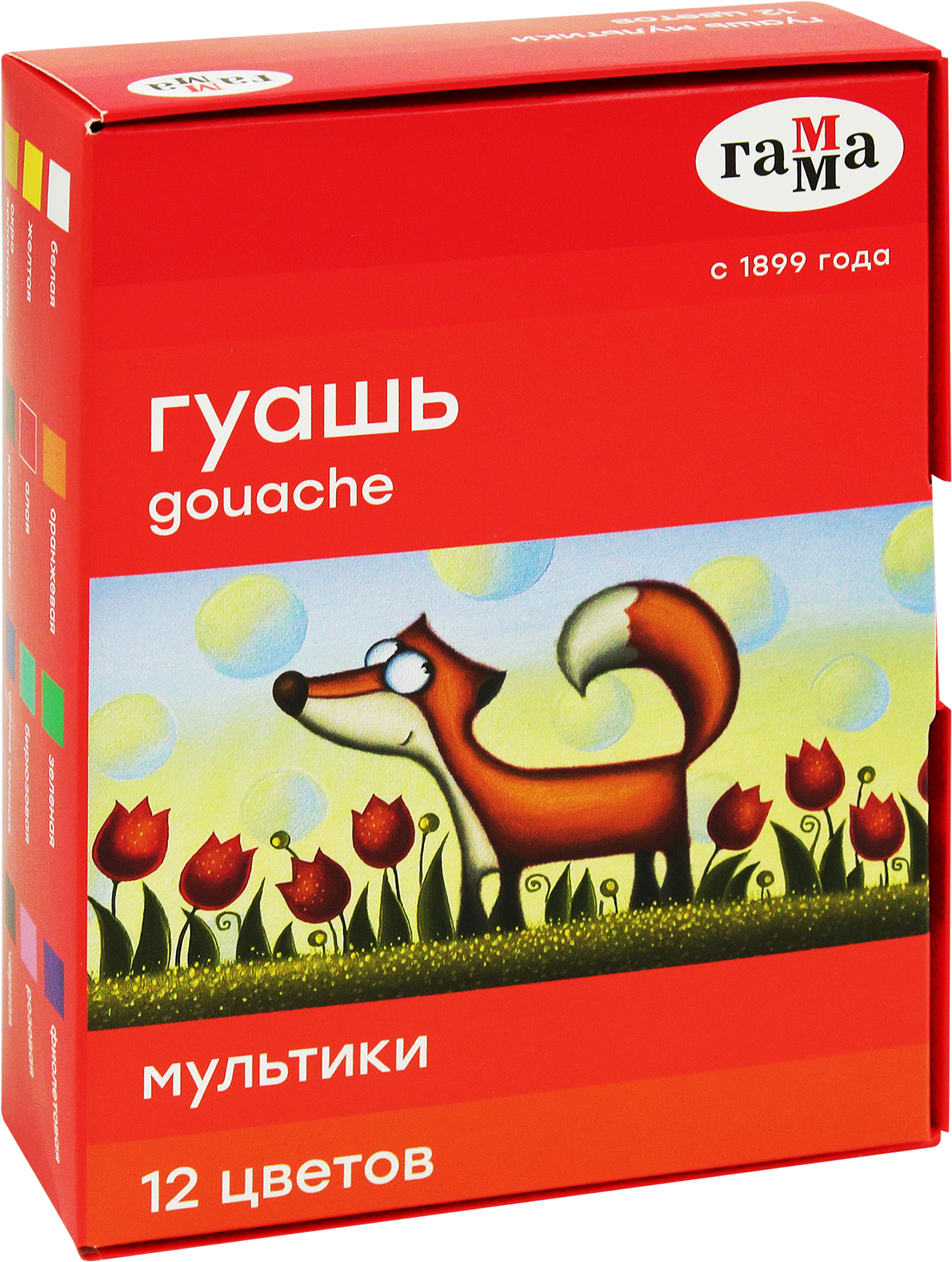 

Гуашь Гамма Мультики 12 цветов x 20 мл