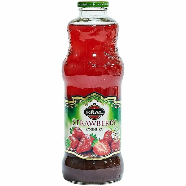 Нектар Kral клубничный с мякотью