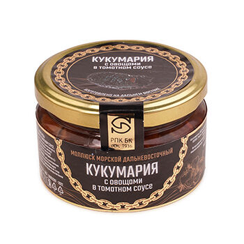 Консервы Большекаменский Кукумария с овощами в томатном соусе 200г, Россия