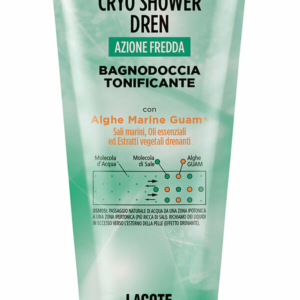GUAM Криогель для душа дренажный тонизирующий, 200 мл
