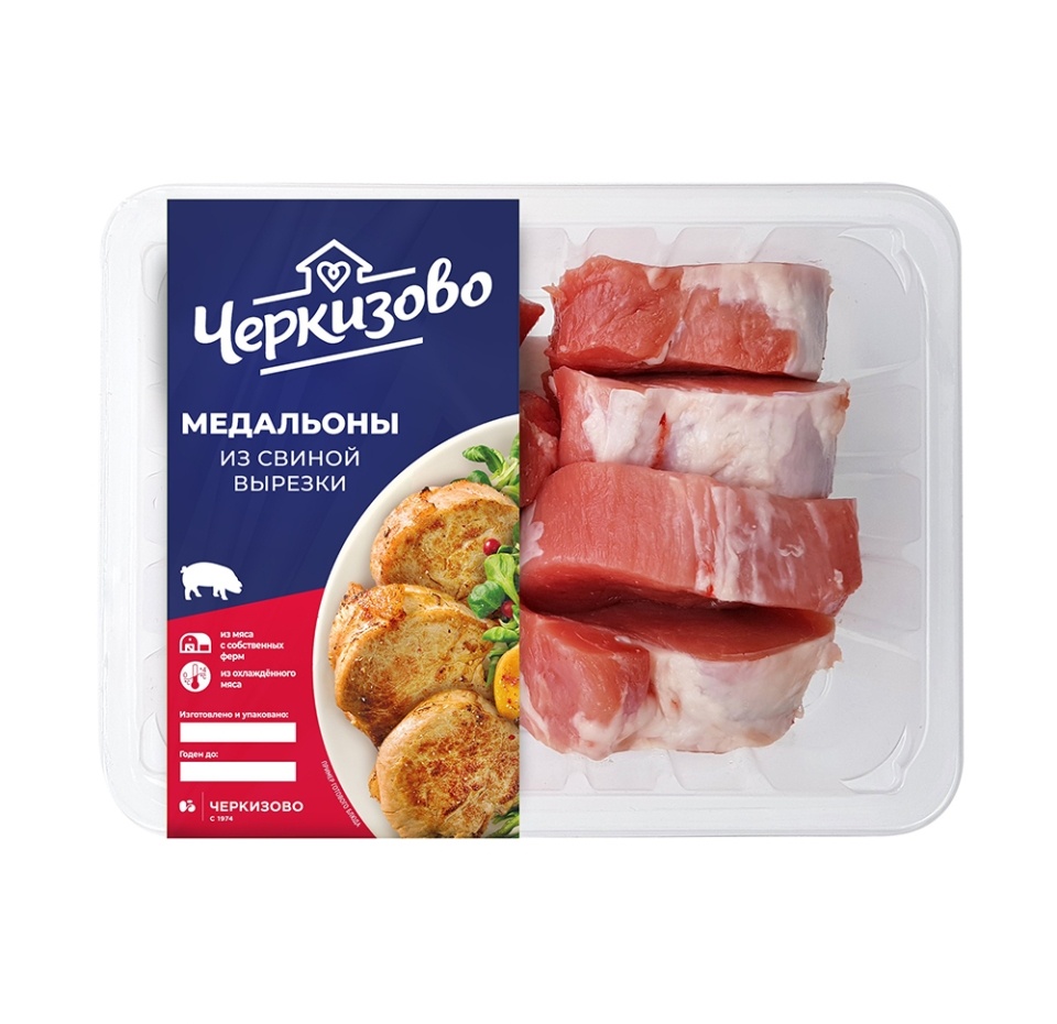 

Медальоны Черкизово из свиной вырезки охлажденные 500 г