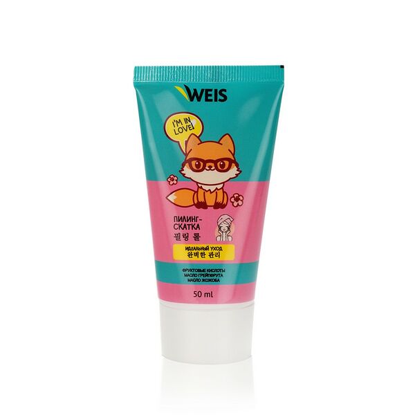 Пилинг-скатка с фруктовыми кислотами WEIS для всех типов кожи