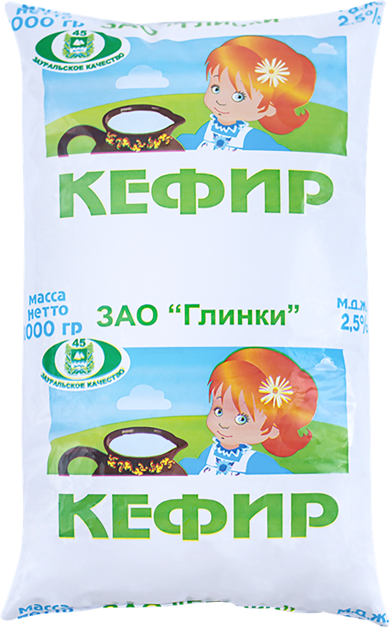

Кефир ГЛИНКИ, 2.5% 1000 г