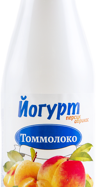 Йогурт питьевой Томмолоко абрикос-персик, 2%