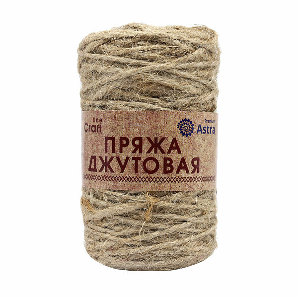 Пряжа Astra Premium 'Джутовая' 50гр. 50м (+/- 5%) (100% джут),шт