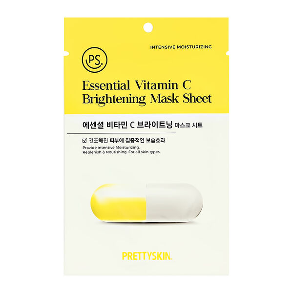 Маска тканевая для лица PRETTY SKIN Essential Vitamic C для сияния и увлажнения кожи 25 мл