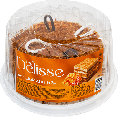 Торт DELISSE Домашний, 540г