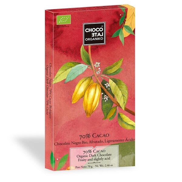 Шоколад темный Chocolate Organiko 70% какао