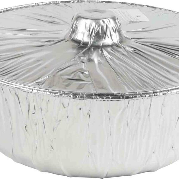 Форма для запекания из алюминиевой фольги Кастрюля с крышкой, 340×120 мм