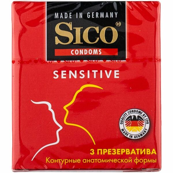 Sico Sensitive презервативы 3 шт