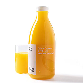 Сок прямого отжима Апельсиновый Просто Азбука